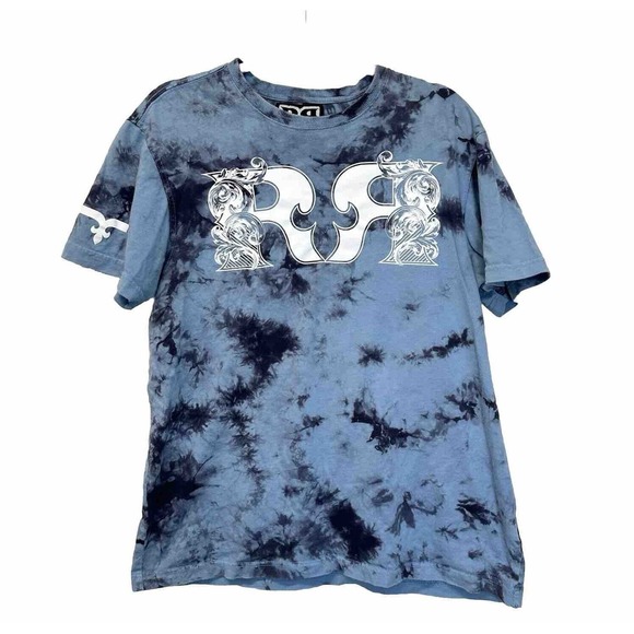 Rock Revival Other - Rock Revival T-Shirt Men L Blue Tie Dye Short Sleeve Crew Neck Cotton Casual